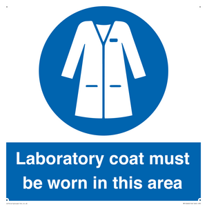 MP12660: Laboratory coat must be worn in this area