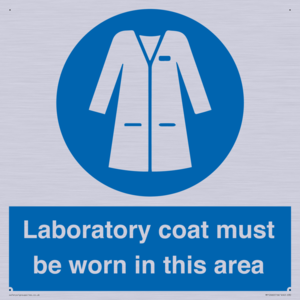 MP12660: Laboratory coat must be worn in this area