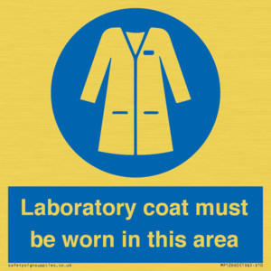 MP12660: Laboratory coat must be worn in this area