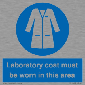 MP12660: Laboratory coat must be worn in this area