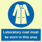 MP12660: Laboratory coat must be worn in this area