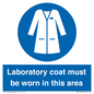 MP12660: Laboratory coat must be worn in this area