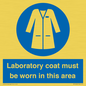 MP12660: Laboratory coat must be worn in this area