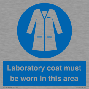 MP12660: Laboratory coat must be worn in this area
