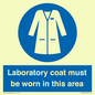 MP12660: Laboratory coat must be worn in this area