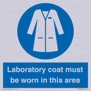 MP12660: Laboratory coat must be worn in this area