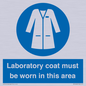 MP12660: Laboratory coat must be worn in this area