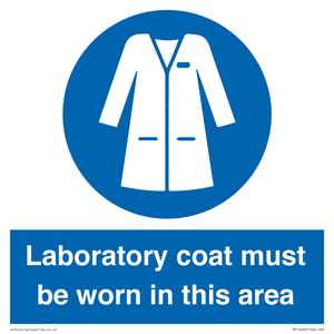 MP12660: Laboratory coat must be worn in this area
