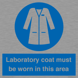 MP12660: Laboratory coat must be worn in this area