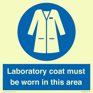 MP12660: Laboratory coat must be worn in this area