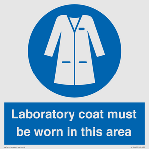 MP12660: Laboratory coat must be worn in this area