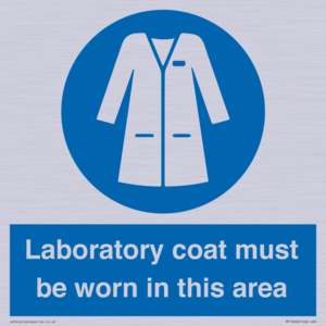 MP12660: Laboratory coat must be worn in this area