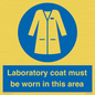 MP12660: Laboratory coat must be worn in this area