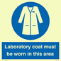 MP12660: Laboratory coat must be worn in this area