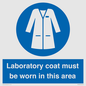 MP12660: Laboratory coat must be worn in this area