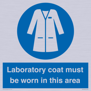MP12660: Laboratory coat must be worn in this area