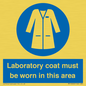 MP12660: Laboratory coat must be worn in this area
