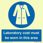 MP12660: Laboratory coat must be worn in this area