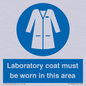 MP12660: Laboratory coat must be worn in this area