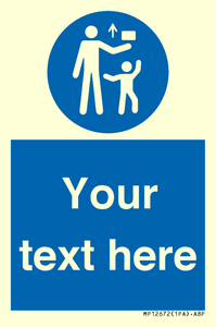 MP12672: Custom Mandatory: Keep out of reach of children