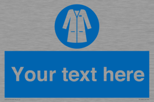 MP12680: Custom Mandatory: Wear laboratory coat
