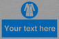 MP12680: Custom Mandatory: Wear laboratory coat