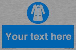 MP12680: Custom Mandatory: Wear laboratory coat
