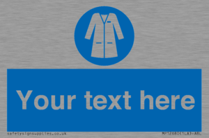 MP12680: Custom Mandatory: Wear laboratory coat