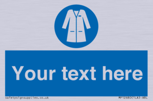 MP12680: Custom Mandatory: Wear laboratory coat