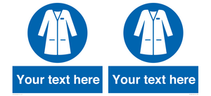 MP12680: Custom Mandatory: Wear laboratory coat