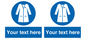 MP12680: Custom Mandatory: Wear laboratory coat