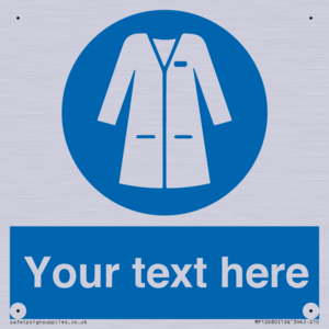 MP12680: Custom Mandatory: Wear laboratory coat