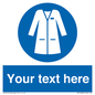 MP12680: Custom Mandatory: Wear laboratory coat