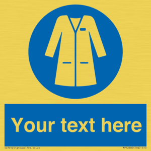 MP12680: Custom Mandatory: Wear laboratory coat