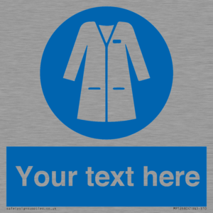 MP12680: Custom Mandatory: Wear laboratory coat