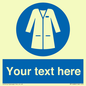 MP12680: Custom Mandatory: Wear laboratory coat