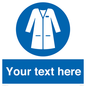 MP12680: Custom Mandatory: Wear laboratory coat