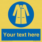 MP12680: Custom Mandatory: Wear laboratory coat