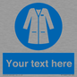 MP12680: Custom Mandatory: Wear laboratory coat