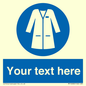 MP12680: Custom Mandatory: Wear laboratory coat