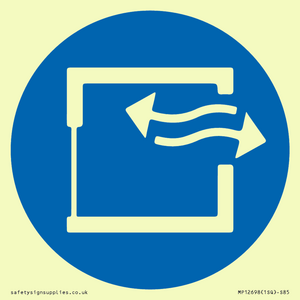 MP12698: Mandatory: Ensure continuous ventilation