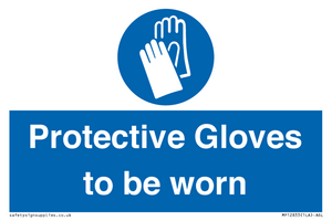 MP12833: Protective Gloves to be worn