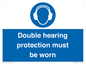 MP12876: Double hearing protection must be worn