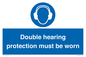 MP12876: Double hearing protection must be worn