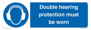 MP12876: Double hearing protection must be worn