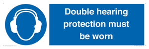 MP12876: Double hearing protection must be worn