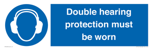 MP12876: Double hearing protection must be worn