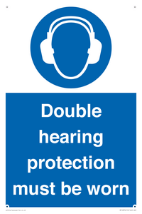 MP12876: Double hearing protection must be worn