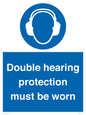 MP12876: Double hearing protection must be worn