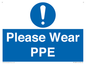 MP12987: Please Wear PPE